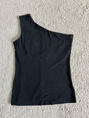 Cuyana One-Shoulder Supima Cotton Tank Top